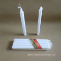 Cellophane Pack White Stick Candle Daily Use